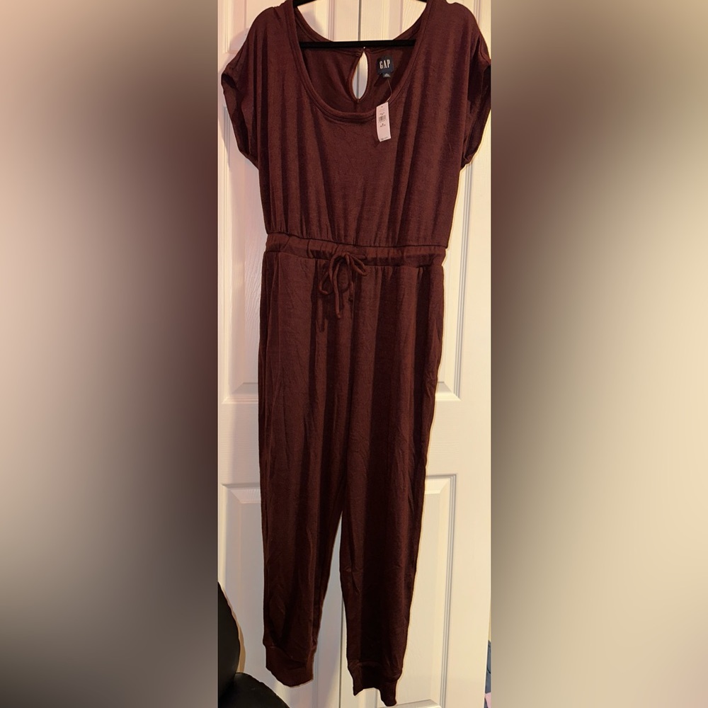 GAP Women's Maroon Jumpsuit